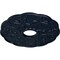 Ekena Millwork Terrones Butterfly Medallion (Canopies up to 3 7/8"), 17 7/8"OD x 3 7/8"ID x 1"P, Midnight Dream CM17TSMDF - alternate 4